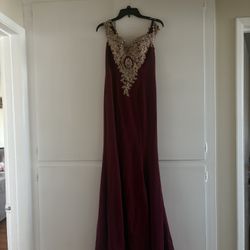 Dark Red/Burgundy Prom Dress