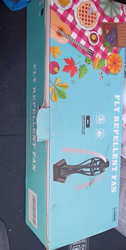 Fly repellent fan
