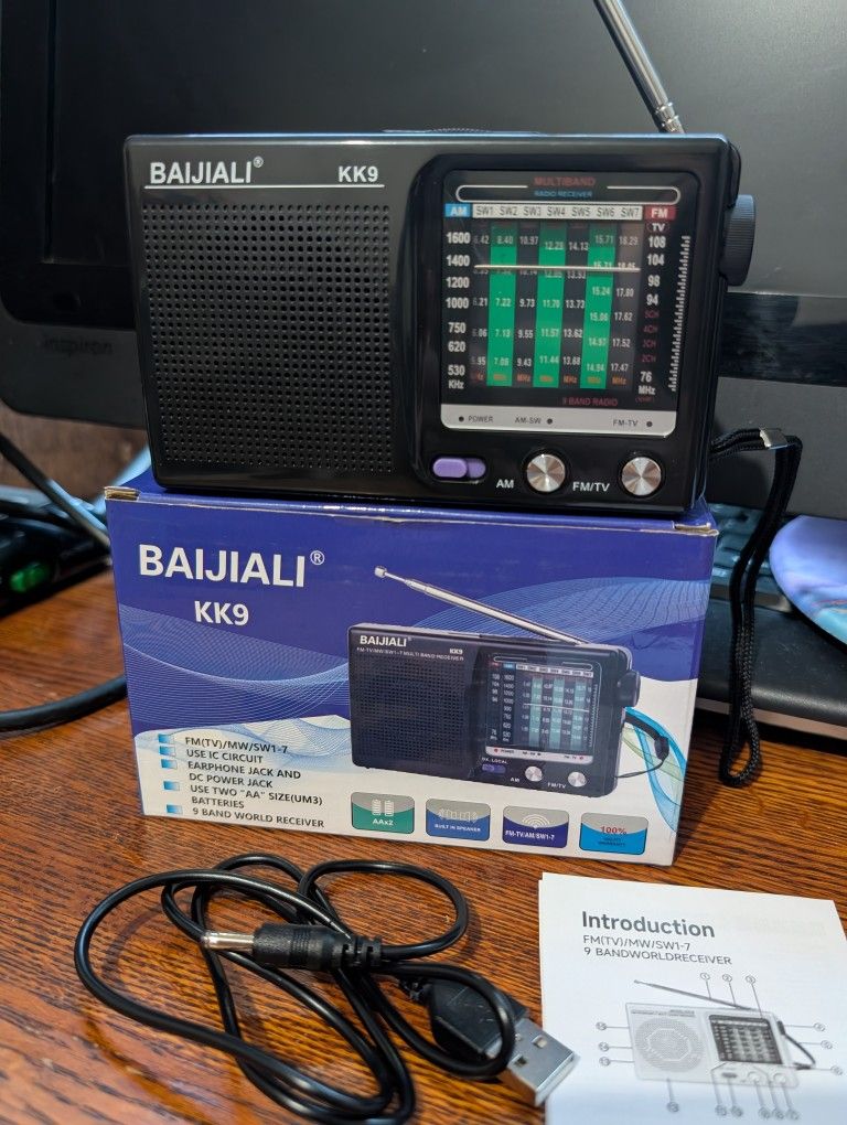 Small Portable Radio Batteries Included 