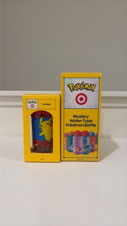 Target Exclusive Pokemon Tumbler and Mystery Bottle