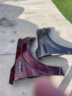 Two Ford bumpers