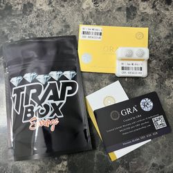 925 SILVER DIAMOND STUD EARRINGS