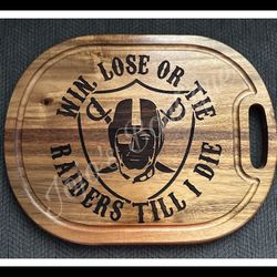 Raider Laser Engraved Cutting Board 