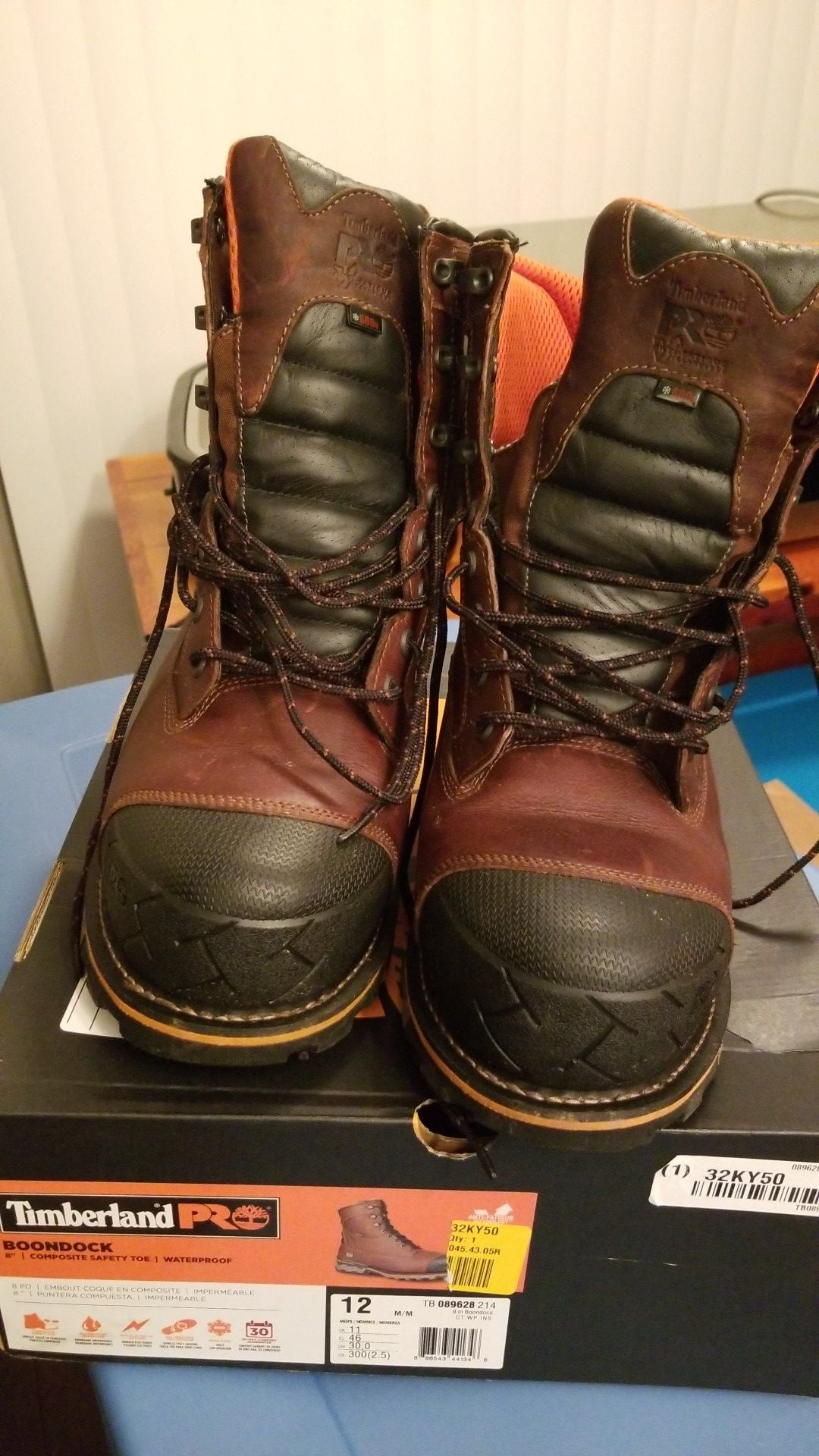 Rarely used work boots