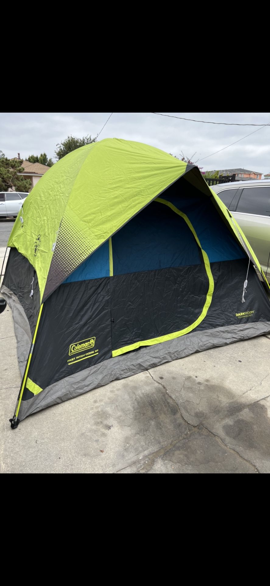COLEMAN DOME TENT PERSONS DARK ROOMS