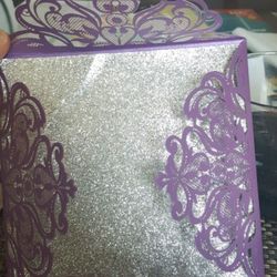 Laser Cut Invitations, Blank Cards