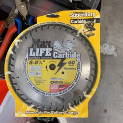 8-8 1/4 Blade 40 Tooth