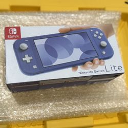 Blue Nintendo Switch Lite CIB 