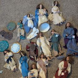 Ashton Drake Galleries, Religious Porcelain Dolls, Jesus, Blessed Mother