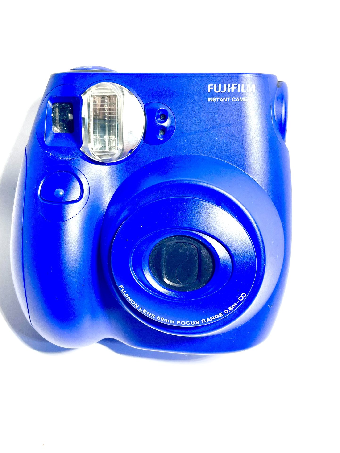 FUJIFILM Instax Mini 7S Blue Instant Film Camera - Tested & Working