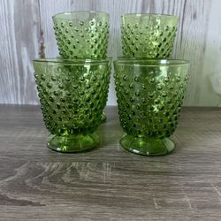 Vintage Hobnail Tumblers 