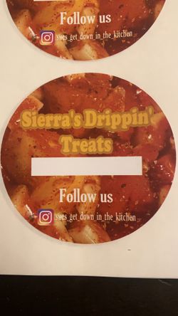 Sierra’s drippin treats!!! Follow us on IG @sues_get_down_in_the_kitchen