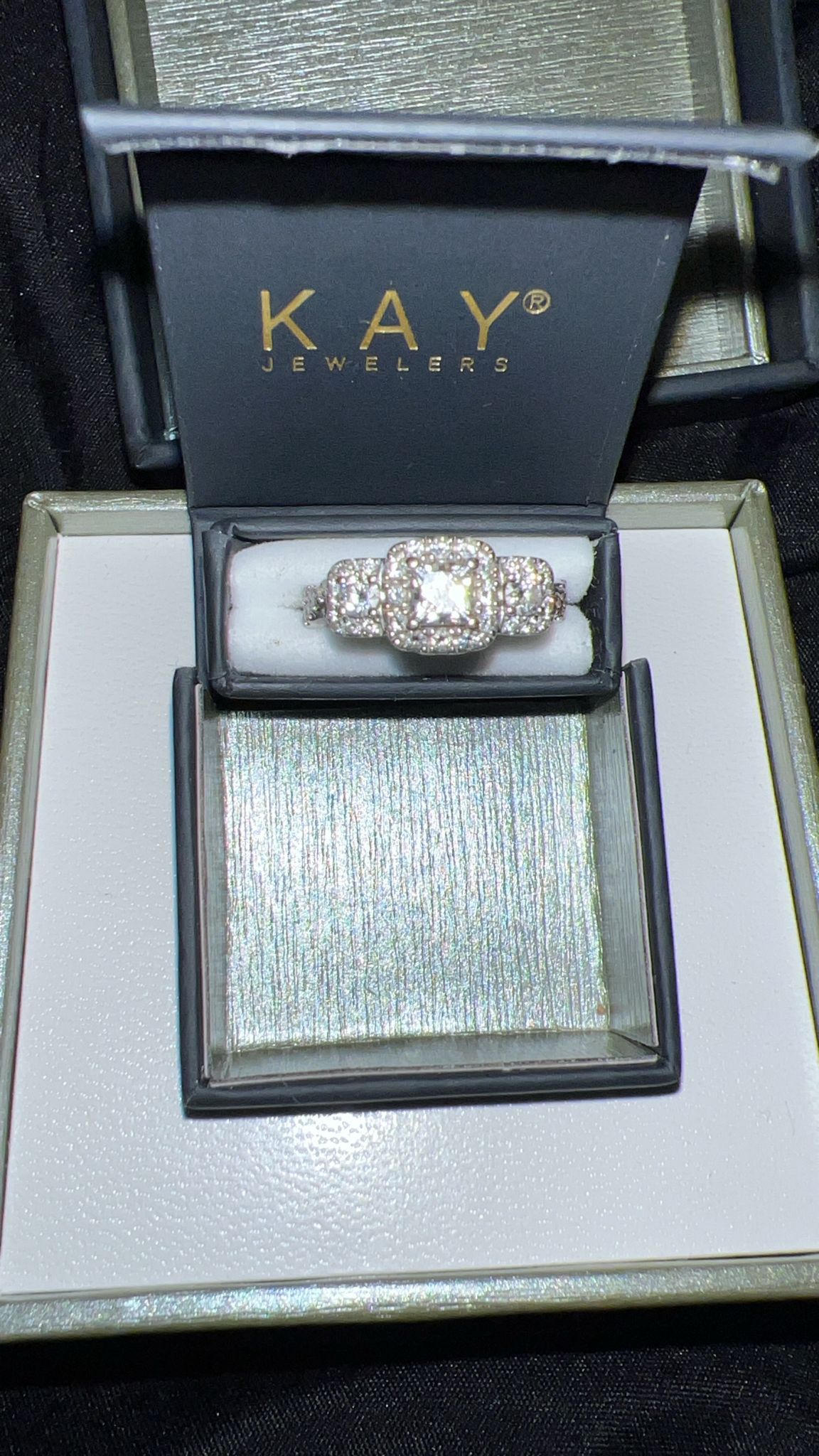 Asscher Cut Diamond Engagement Ring