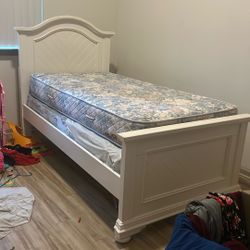 Twin Size Bed Frame White