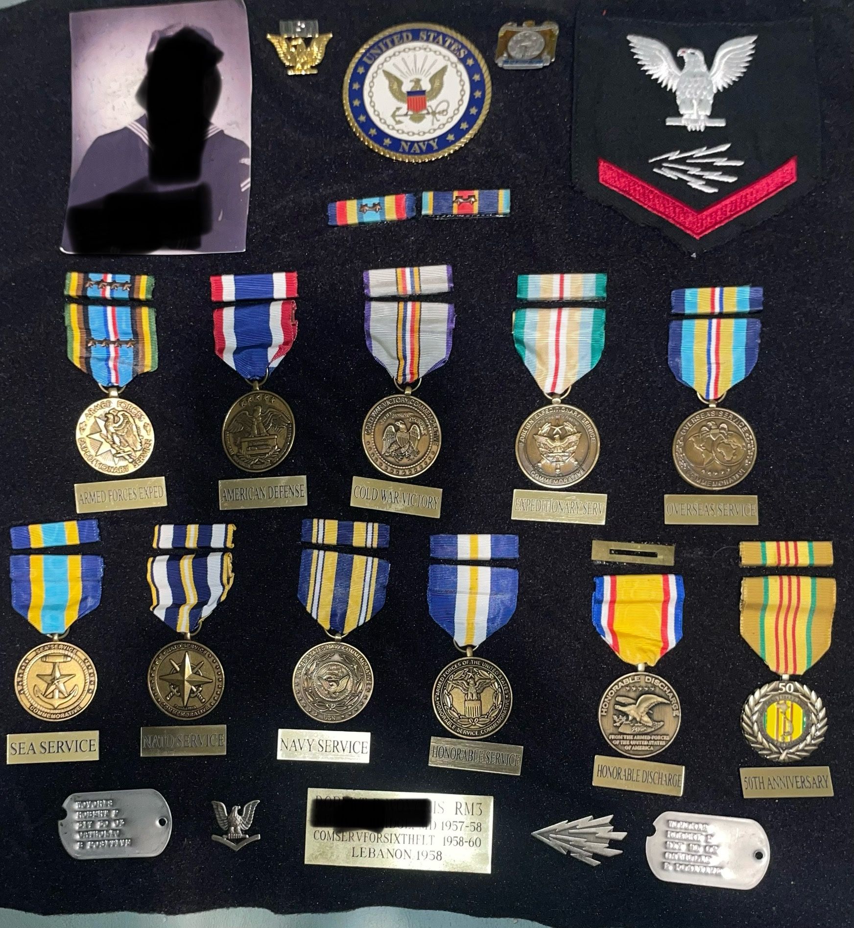 Navy Medals Cold War 1957