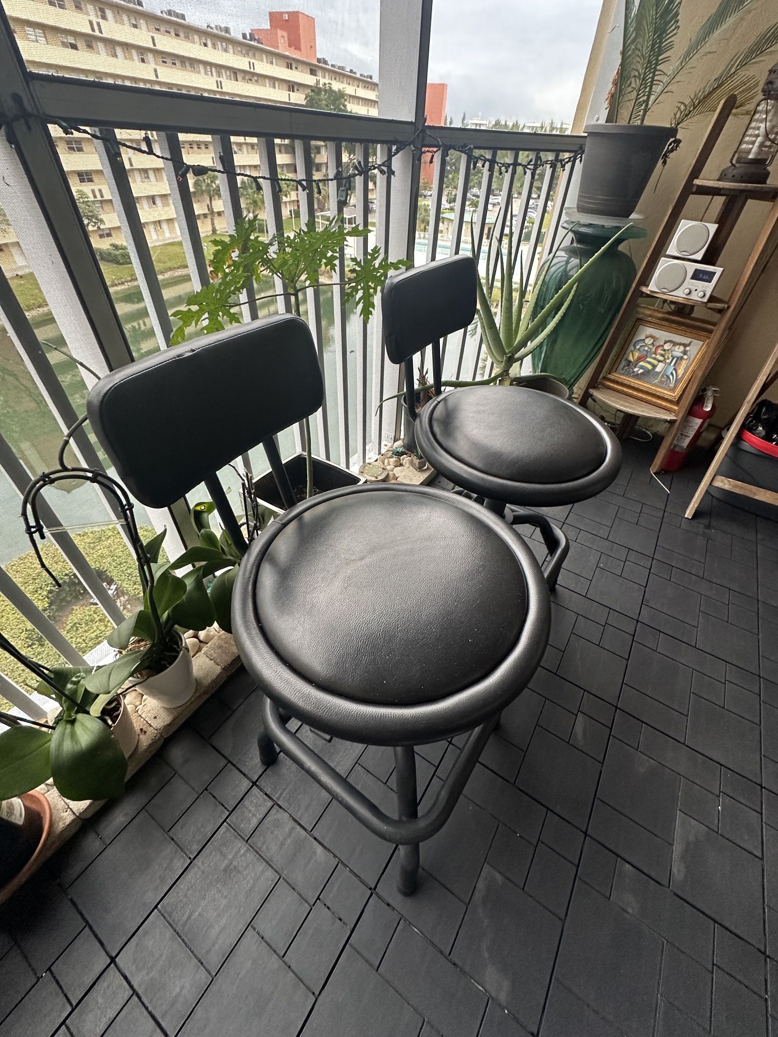 Adjustable Height Stools