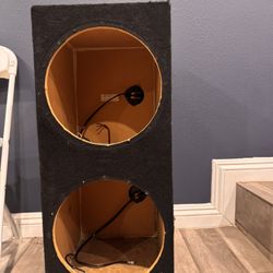 dual 12” subwoofer box 