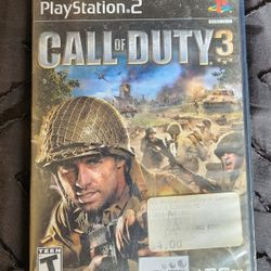 Call of Duty 3. Sony. PlayStation 2. PS2 CIB. Complete. Vintage. Activision. 
