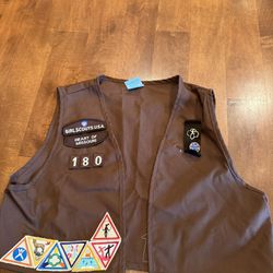 Vintage Girl Scout Brownie Vest Shipping Available
