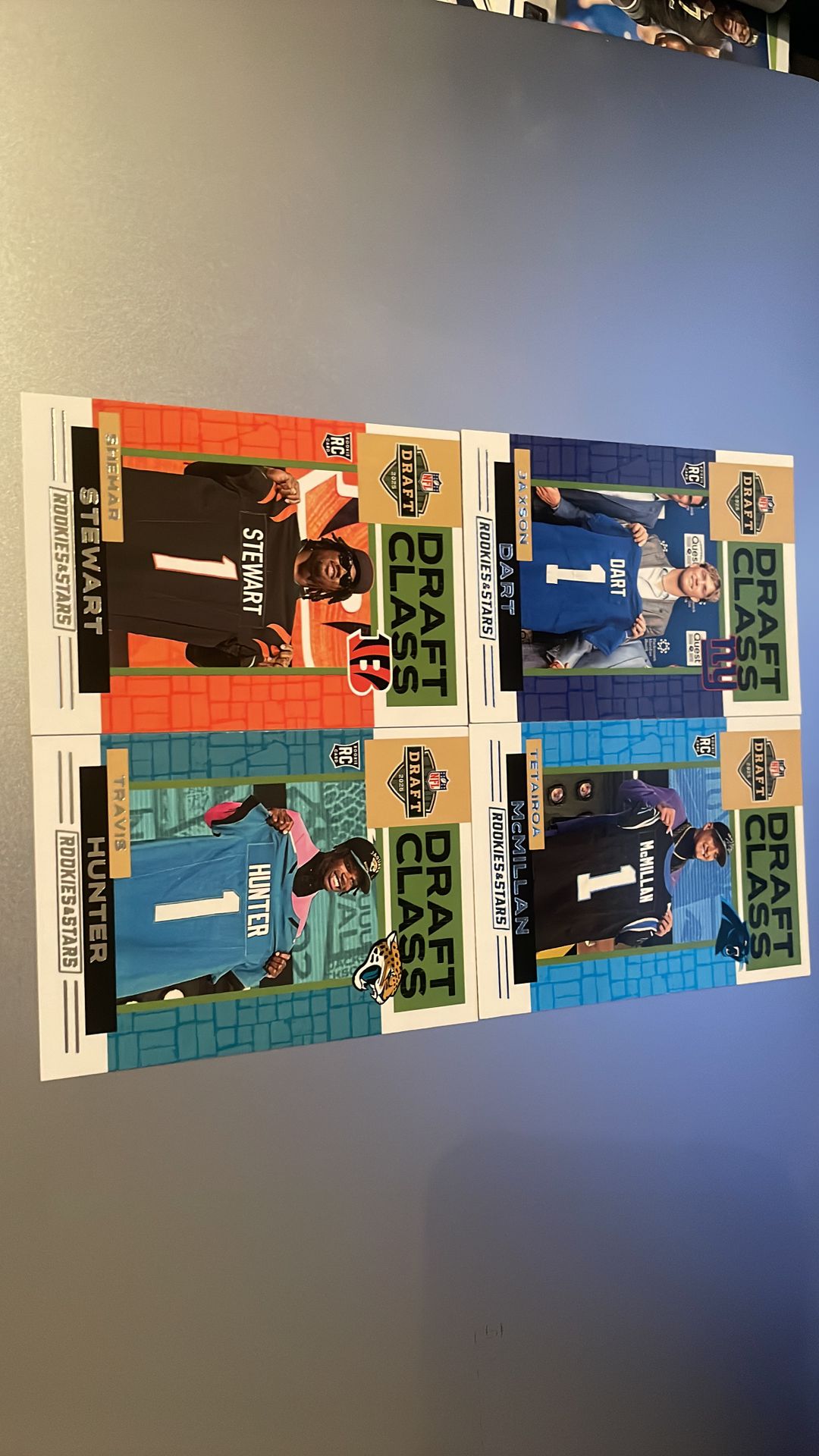 Draft class cards