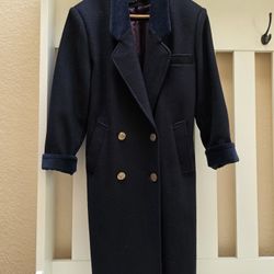 David Benjamin Women's Wool Peacoat 
