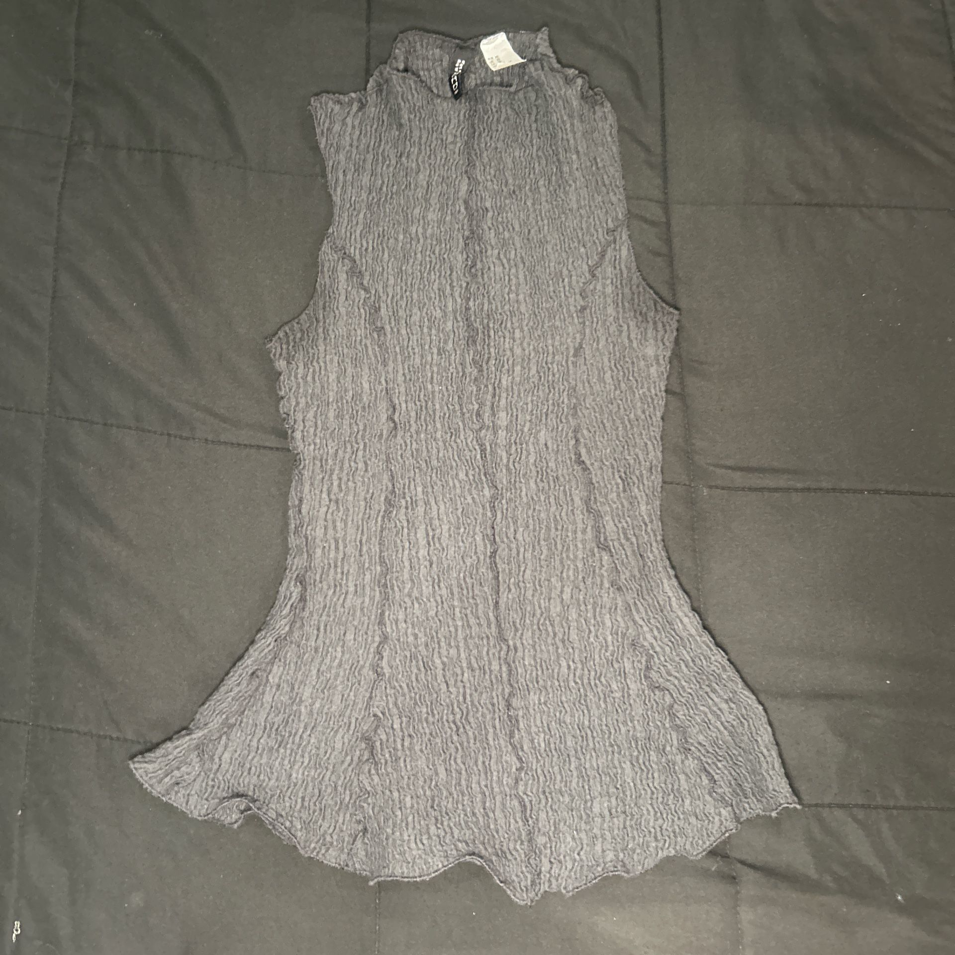 Grey cotton tank top #minimalist