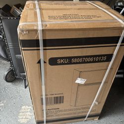 Classic 19.37 in. 3.1 cu. ft. 2-Door Mini-Refrigerator in Black with Compact Freezer Low Noise