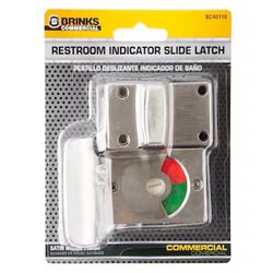 Restroom Indicator Slide Latch