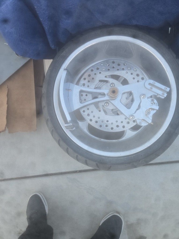 Big Rear Tire For Harley Custome