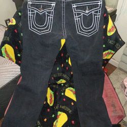 True Religion Double Stitched Jeans Size 36 