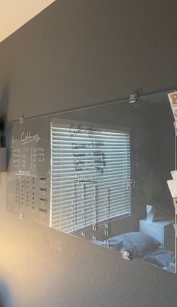 Glass Whiteboard 4ft