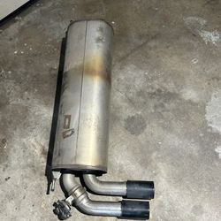 2017 BMW 430i Stock muffler 