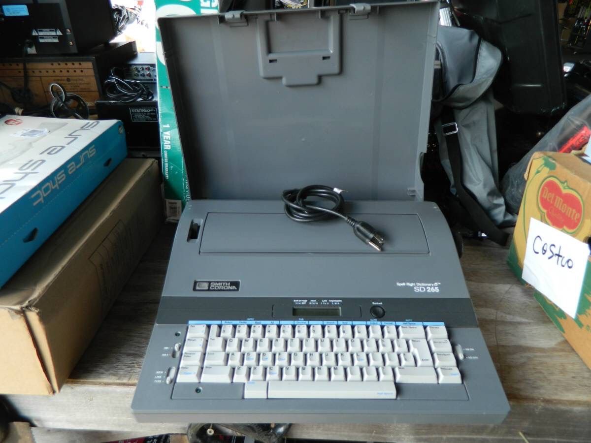 SMITH CORONA SD265 SPELL RIGHT DICTIONARY MARK I ELECTRIC TYPEWRITER