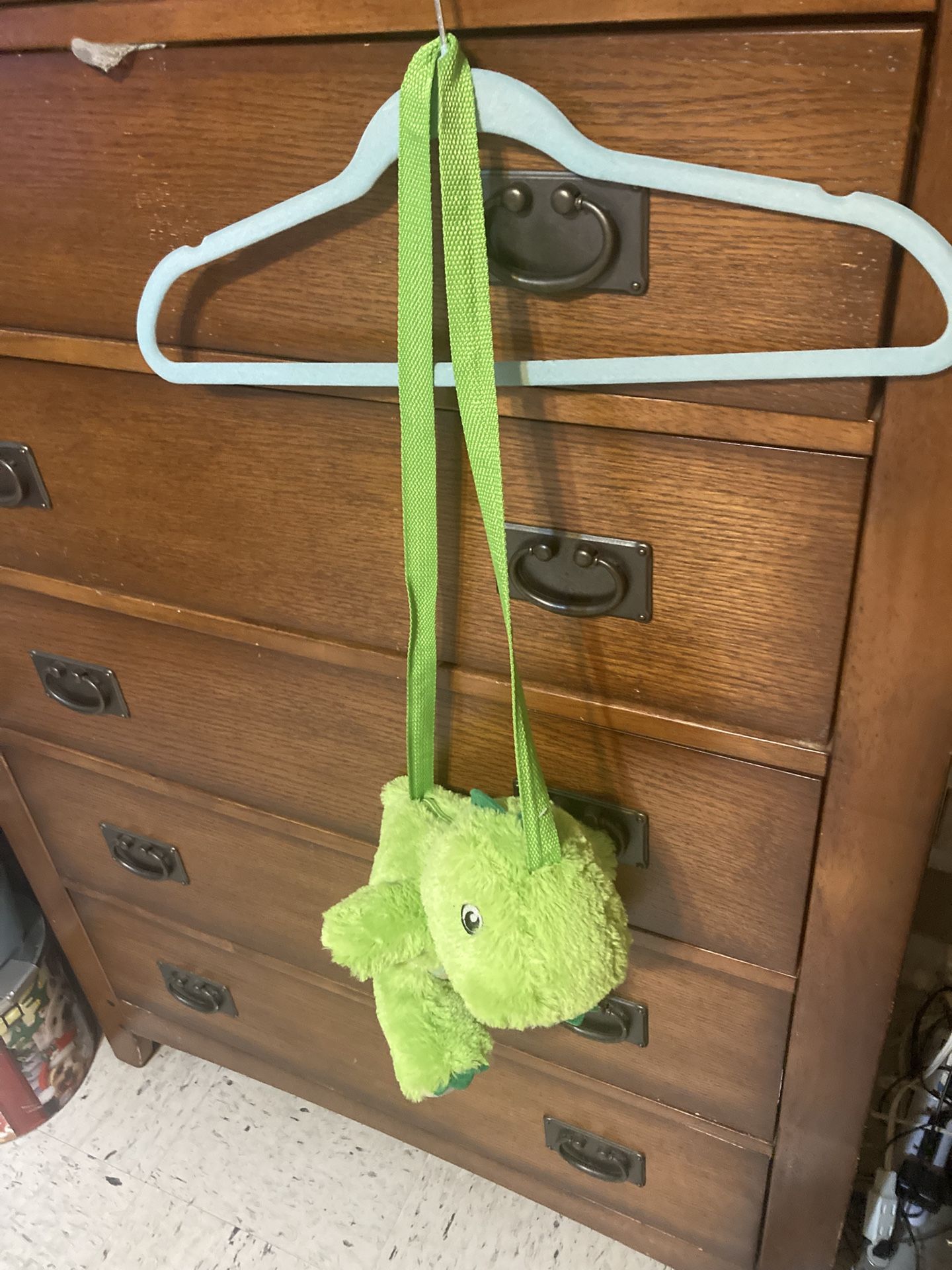 Green Dino Purse