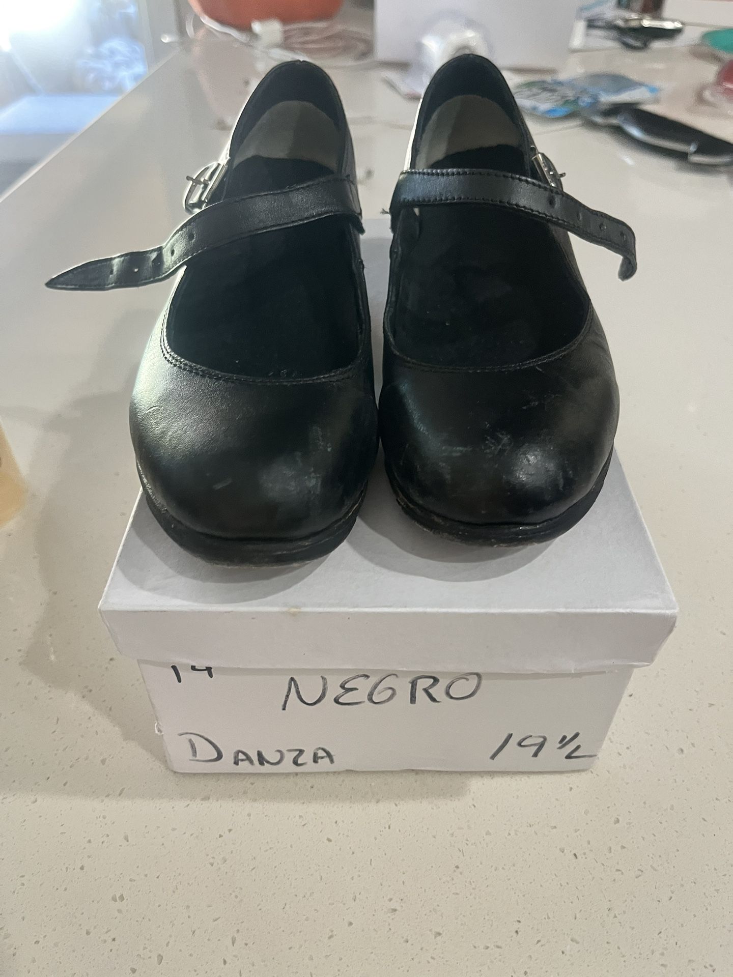 Black Folklorico shoes