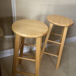 Light Khaki Stools (2piece)