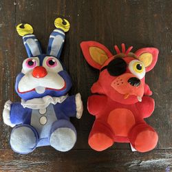 fnaf five nights at freddy’s Foxy bonnie plush authentic 2016