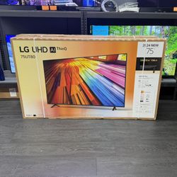 75 INCH LG UHD UT80 SMART 4k TVS AI THIN Q TV 