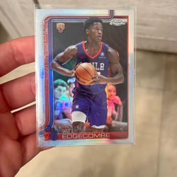 Topps Chrome Vj Edgecombe, Silver Refractor
