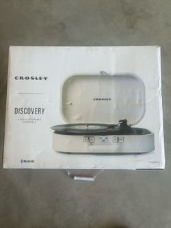 Crosley Discovery Bluetooth Portable Record Player – New/Open Box