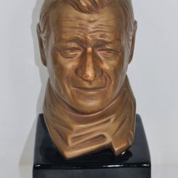 Vintage John Wayne Ceramic Statue 