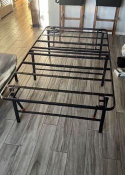 Folding Metal Bed Frame Twin