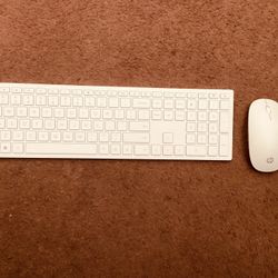 OPEN BOX!!! HP White Wireless Keyboard & Mouse
