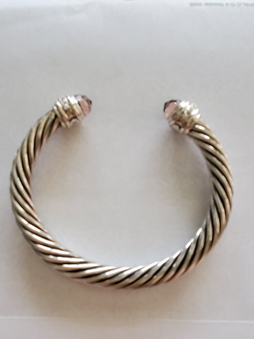 David Yurman Sterling Silver Classic Cable Cuff 