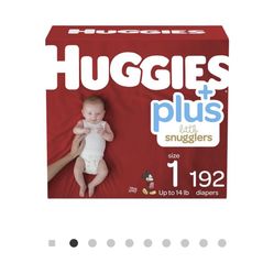 Huggies +plus Diaper Size 1
