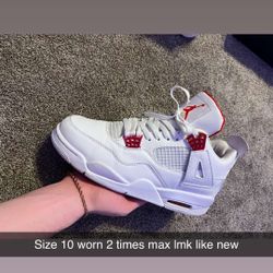 Jordan 4 Red Metallics 
