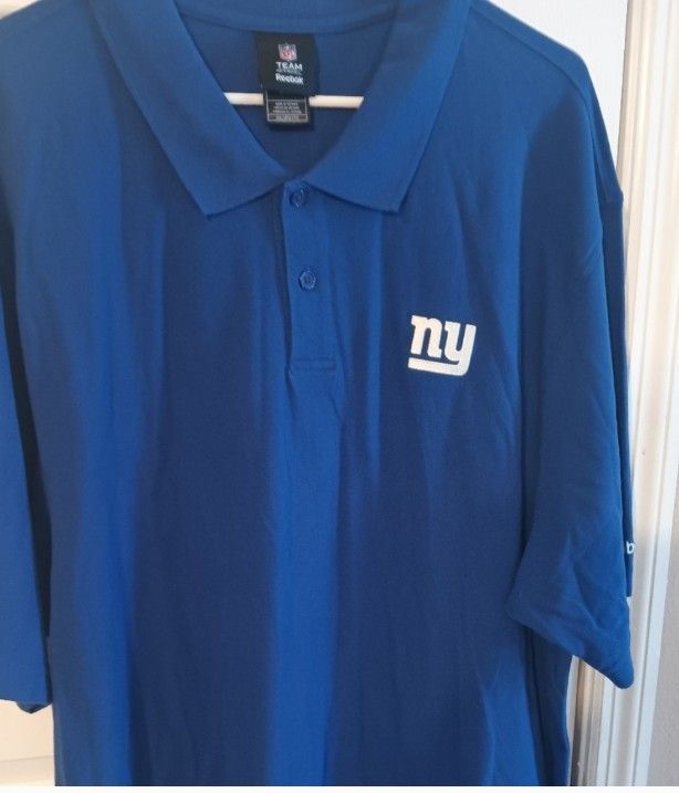 New York Giants Polo Shirt Size 2x