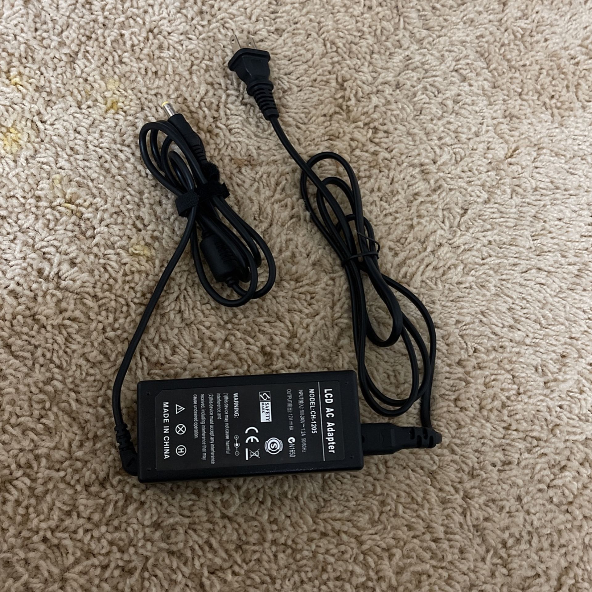 AC ADAPTER Charger Power Cord For CHI CH-1204 CH-1(contact info removed)98-001 LCD Monitor