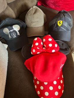 hats (all saints/ disney/ micky minnie/ ferrari)