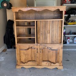 Entertainment, Shelving, Storage          18 1/4” D x 51 3/4” W x 63 3/4” H